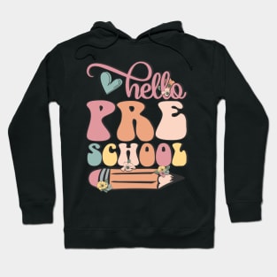 Hello Preschool Pencil Back to School Teacher Student Gift Hoodie